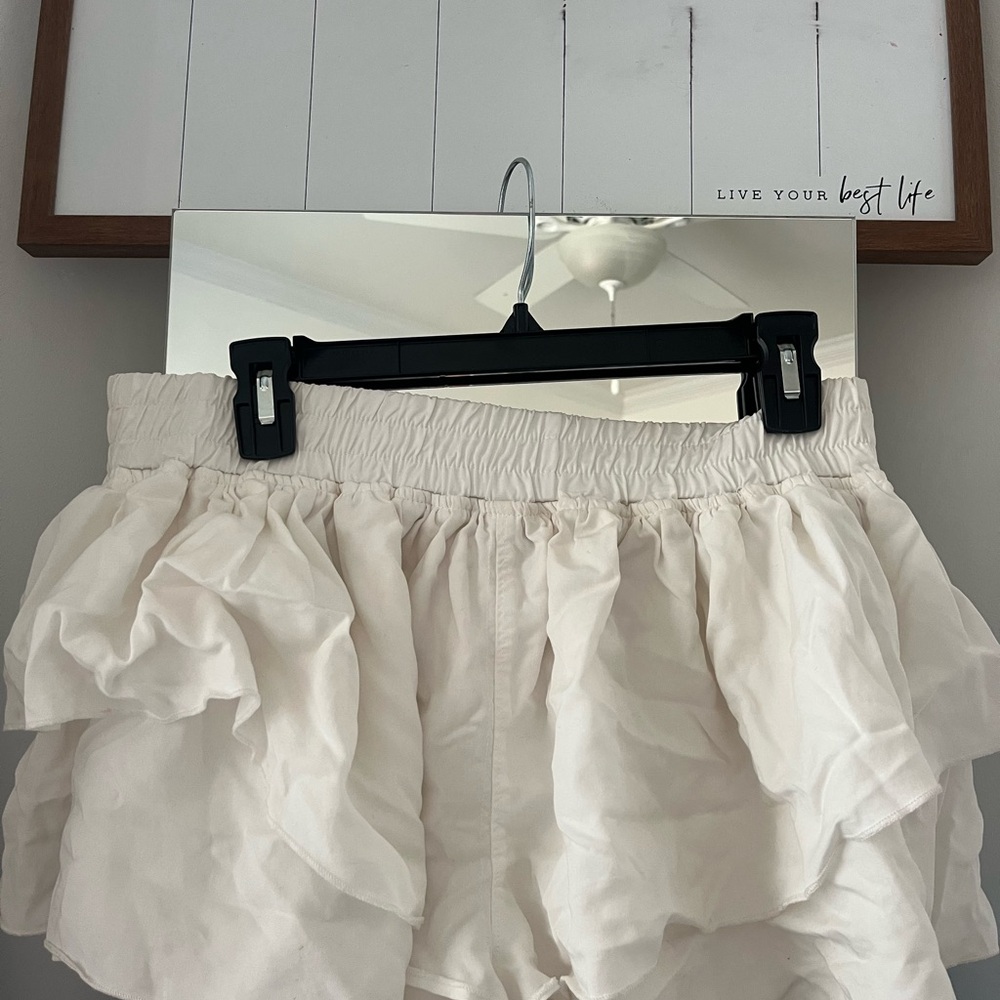 Free people movement White Prima Athletic Shorts
